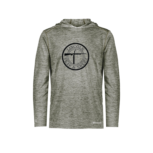 [FOLHCGGY-AS-LOGO1] Decker Men's Charge Hoodie (Adult S, Gray, Logo 1)