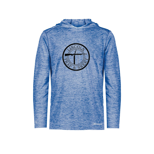 [FOLHCGRY-YS-LOGO1] Decker Youth Charge Hoodie (Youth S, Royal, Logo 1)