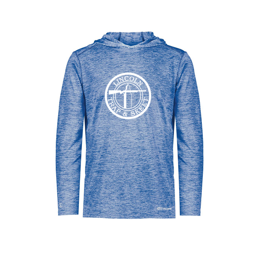 [FOLHCGRY-YS-LOGO2] Decker Youth Charge Hoodie (Youth S, Royal, Logo 2)