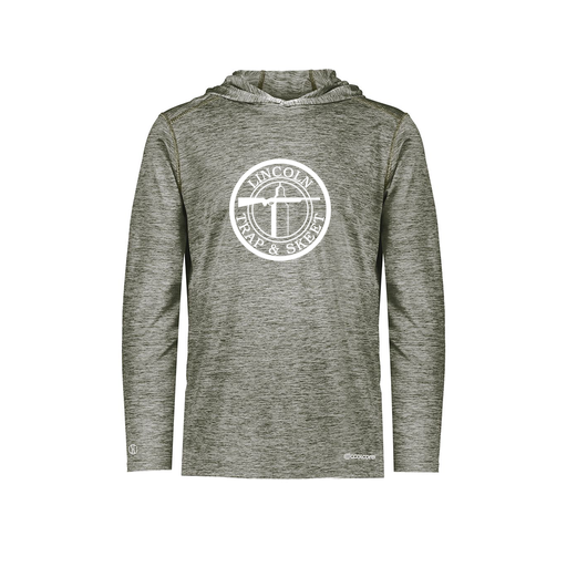 [FOLHCGGY-YS-LOGO2] Decker Youth Charge Hoodie (Youth S, Gray, Logo 2)