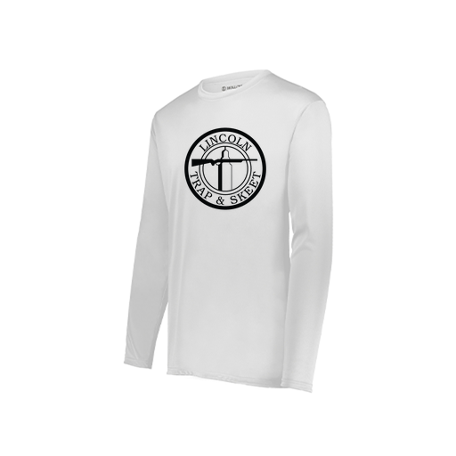 [222822.005.XS-LOGO1] Men's LS Smooth Sport Shirt (Adult XS, White, Logo 1)